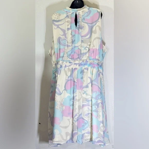 ModCloth Windy City Dress 4X – Pastel Sleeveless Midi Romantic - Picture 12 of 16